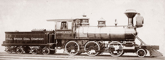 Fall Brook Locomotive #50 - Merchants Dispatch