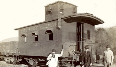 Fall Brook Railway Caboose