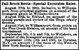 1894 Excursion Information